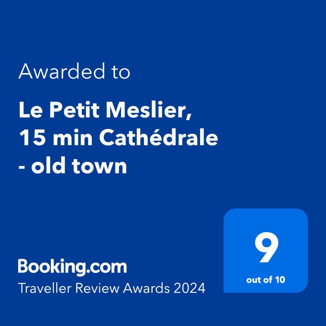 Le Petit Meslier, 15 Min Cathedrale - Old Town Leilighet Reims Eksteriør bilde